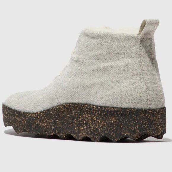 NEW ASPORTUGUESAS Made In Portugal Cake Boot Sneakers white for women 663tn - Picture 3 of 7